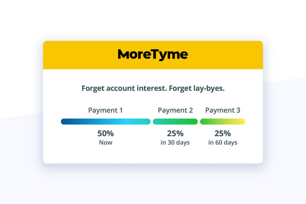 MoreTyme – The Smart Way to Pay at Mr Gadget | Buy Now, Pay Later in 3