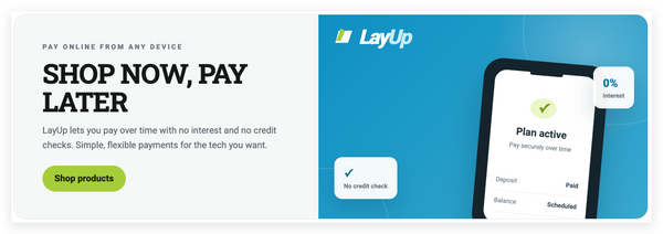 LayUp: Shop Now, Pay Over Time