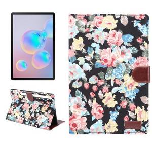 Flower pattern faux leather flip case for Samsung Galaxy Tab S7 - New product image 1