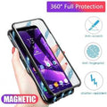 Magnetic tempered glass adsorption cover case for Samsung S20 - New