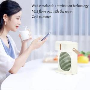 Double-spray humidification water cooling rechargeable fan - New product image 4