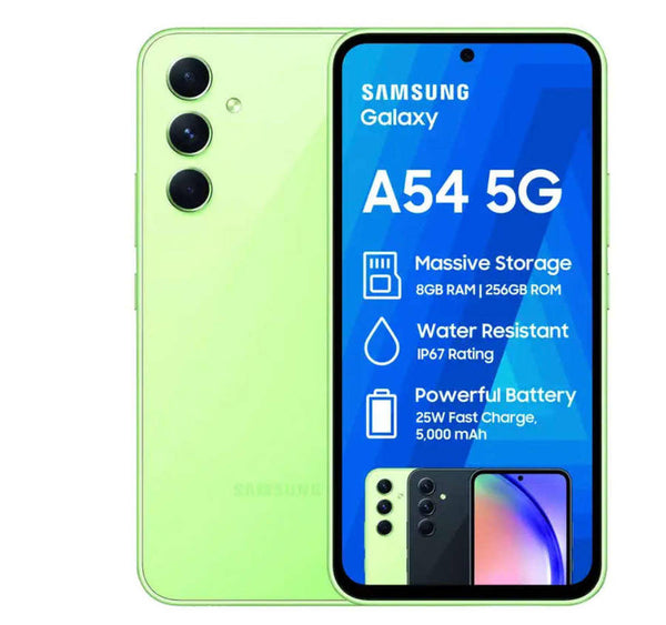 Samsung A54 256GB Single SIM - Lime - Pre-Owned
