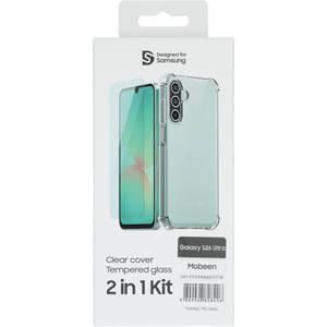 Samsung S26 Ultra Clear Cover Tempered Glass 2in1 Kit