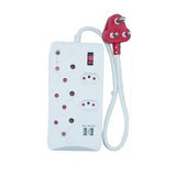 Condere 5 way surge protected power strip with USB ports - New product image 1
