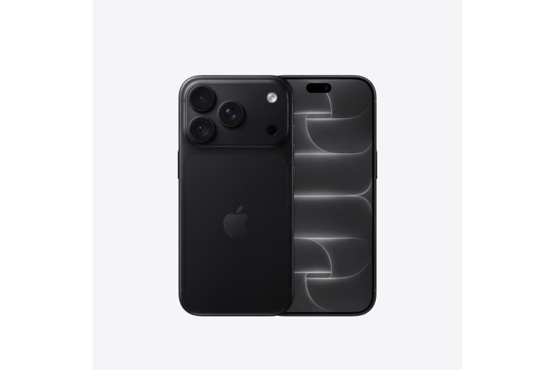 iPhone 18 Pro 256GB in Black, front and back view