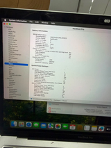 MacBook Pro battery information showing normal condition